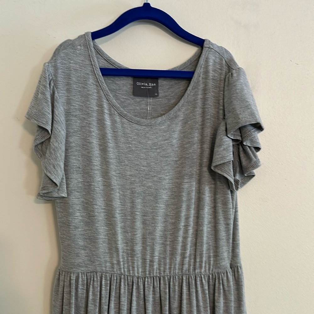 Olivia Rae, T-shirt dress with ruffles